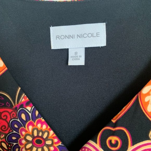 Boho Inspired Ronni Nicole Dress - Size 8 - Picture 4 of 9